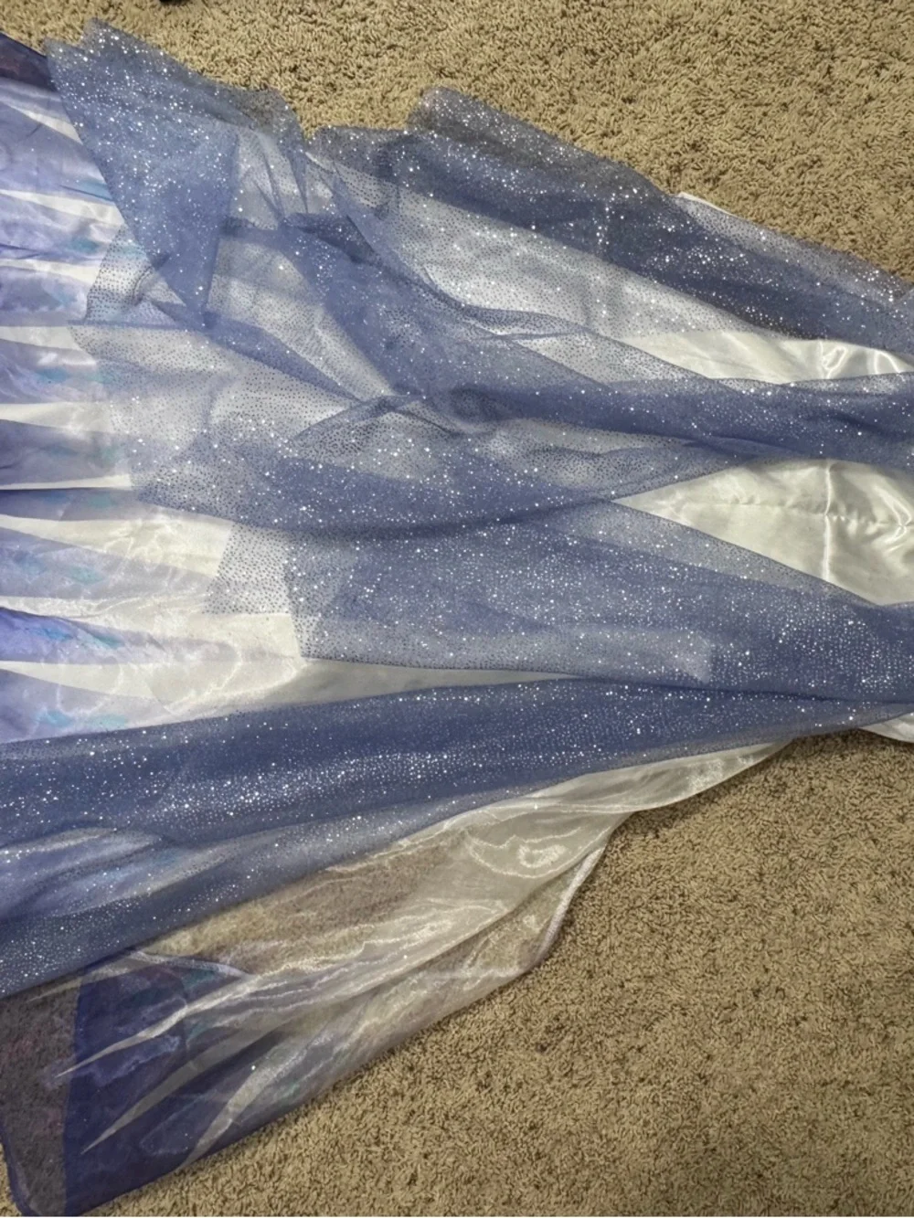 Disguise White and Blue Sparkle Princess Costume - Picture 5 of 7